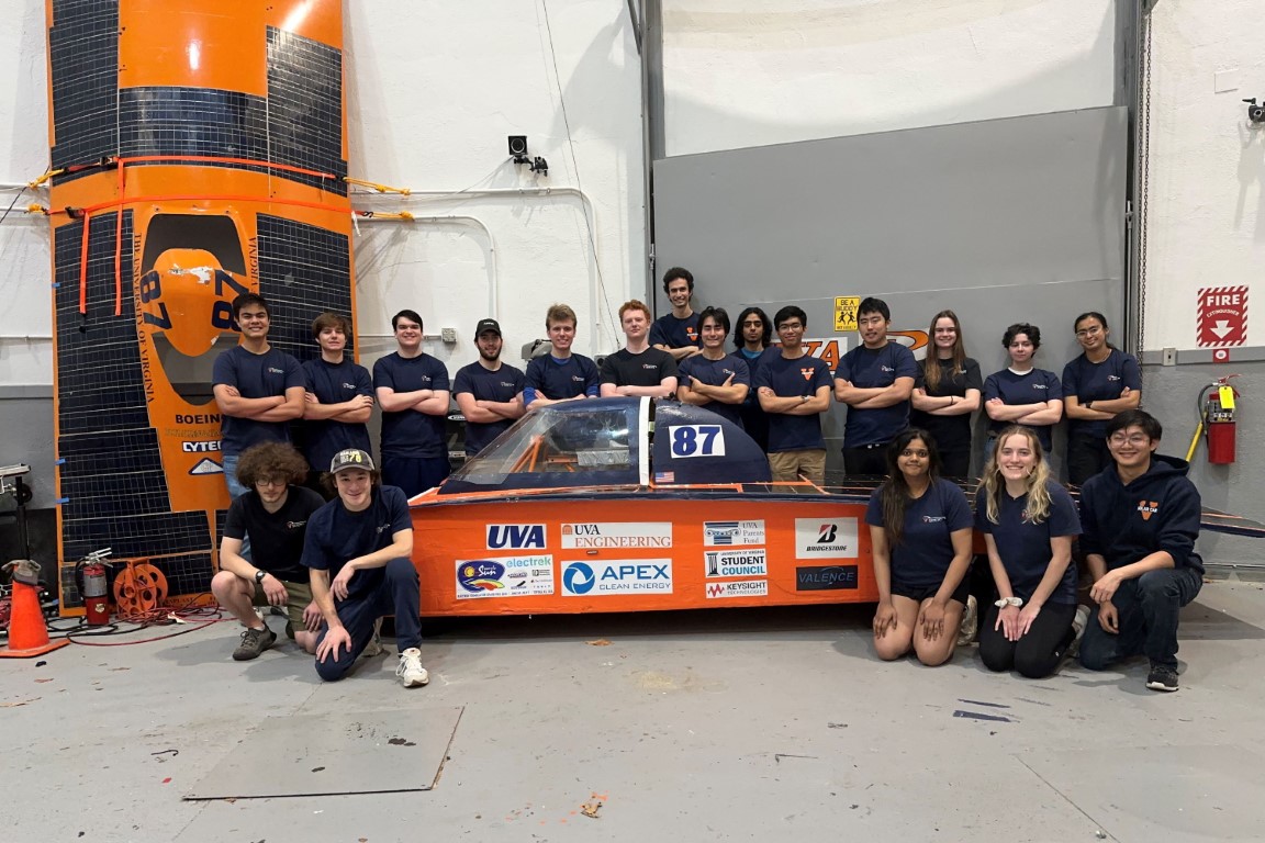 Solar Car at UVA Team Photo